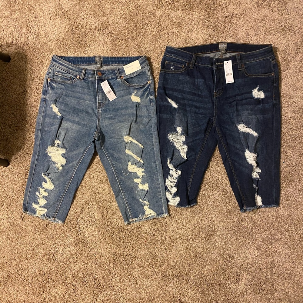 NWT New York and Company bremuda 14inch shorts